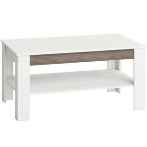 Konferenční stolek Blanco 114 cm, borovice sněžná / new grey