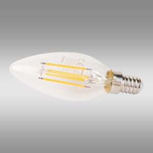LED žárovka Filament Retro svíčka 4,2W E14 2700K