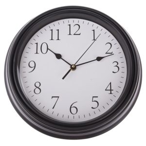 Plastové nástěnné hodiny PLO016 30.5x30.5x5 cm