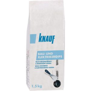 Rychletuhnoucí montážní sádra Knauf Bau- und Elektrikergips bílý 1