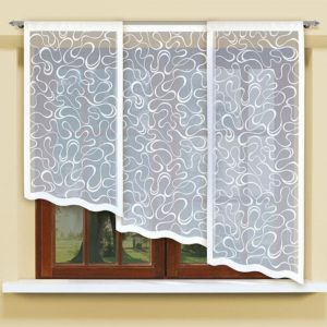 Žakárová panelová záclona 207750/60×120 bílá
