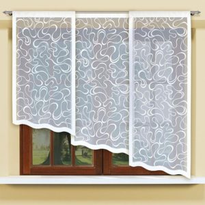Žakárová panelová záclona 207750/60×160 bílá