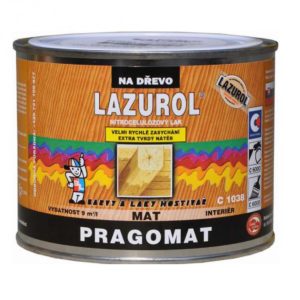 Lazurol Pragomat nitrocelulózový lak na dřevo 0,375l