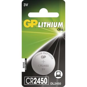 Lithiová knoflíková baterie GP CR2450, 1 ks