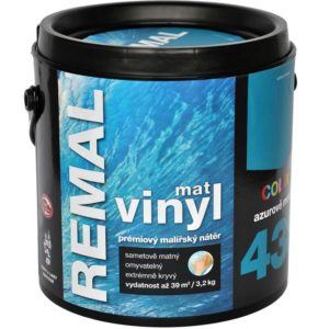 Remal Vinyl Color mat azurově modrá 3