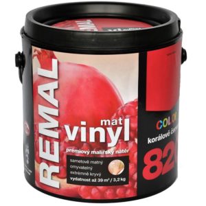 Remal Vinyl Color mat korálově červená 3