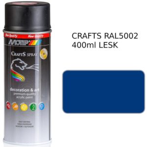 Sprej Crafts ultramarínový RAL5002 400ml