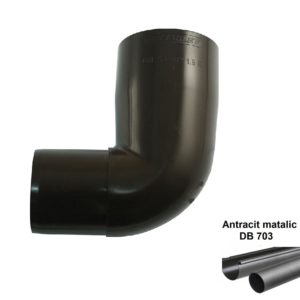 Koleno svodu antracit-metalic 105 mm/45 MARLEY