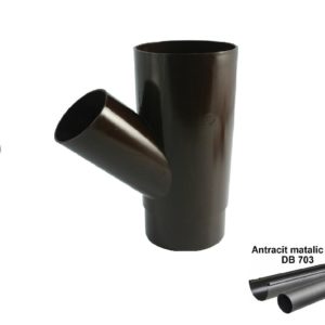 Odbočka antracit-metalic 105 mm/45 MARLEY