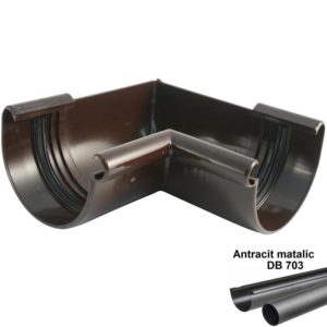 Roh vnitřní antracit-metalic 100 mm MARLEY