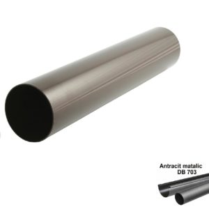 Svodová trubka antracit-metalic 75 mm/2,5 mb MARLEY
