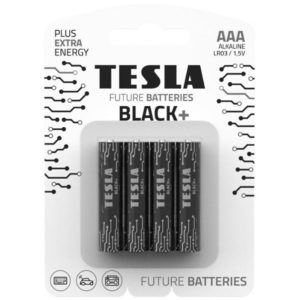 Baterie Tesla AAA LR03 Black+ 4 ks
