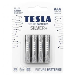 Baterie Tesla AAA LR03 Silver+ 4 ks