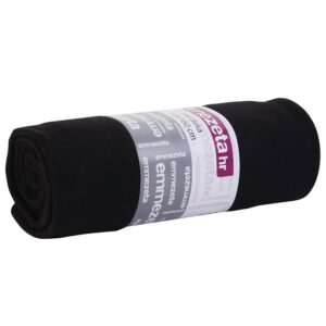 Fleecová deka 130×160 černá