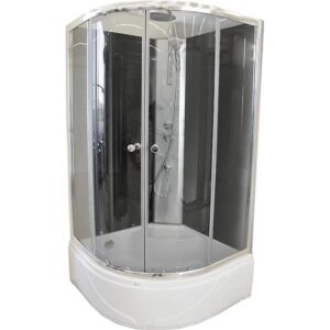 Sprchový box s hydromasáží k-392b vys.van 4-díly 90×90